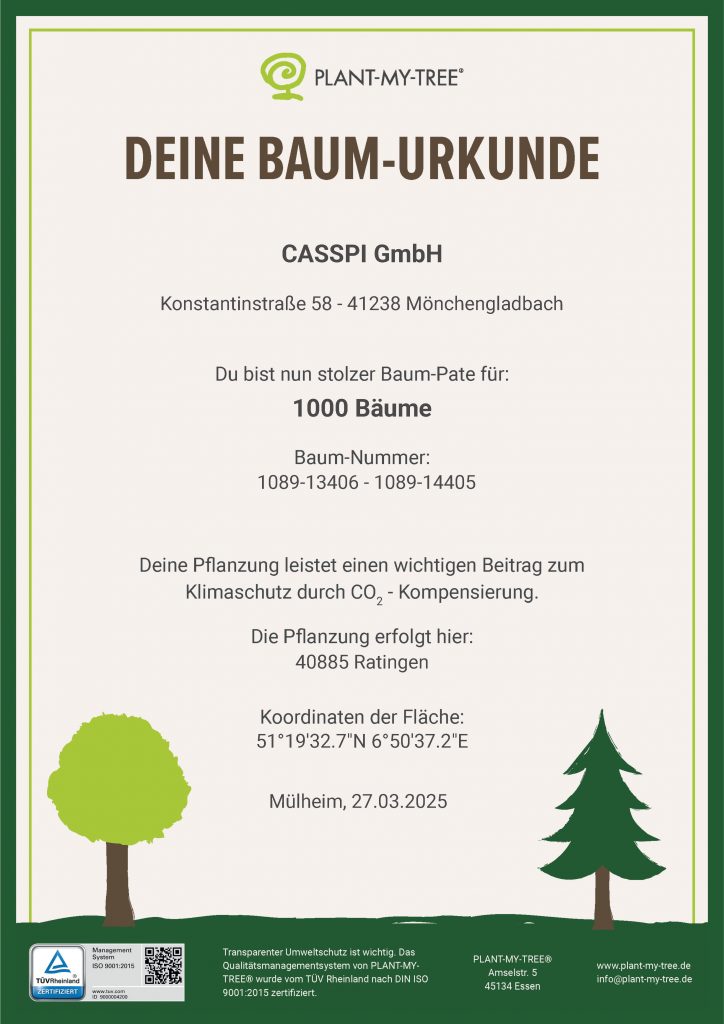 2025 baumurkunde plant my tree
